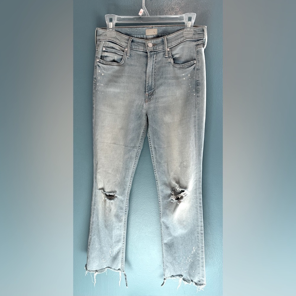 Mother The Dutchie Ankle Nice Shot Size 27 Straight Leg Women’s Blue Jeans